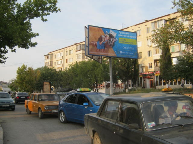 Щит 6x3,  Пр-кт Октябрьской революции, вход в Юмашевский рынок